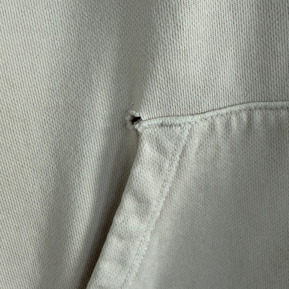 LONELY GHOST Graphic Hoodie in Light Cream. - Picture 3 of 4